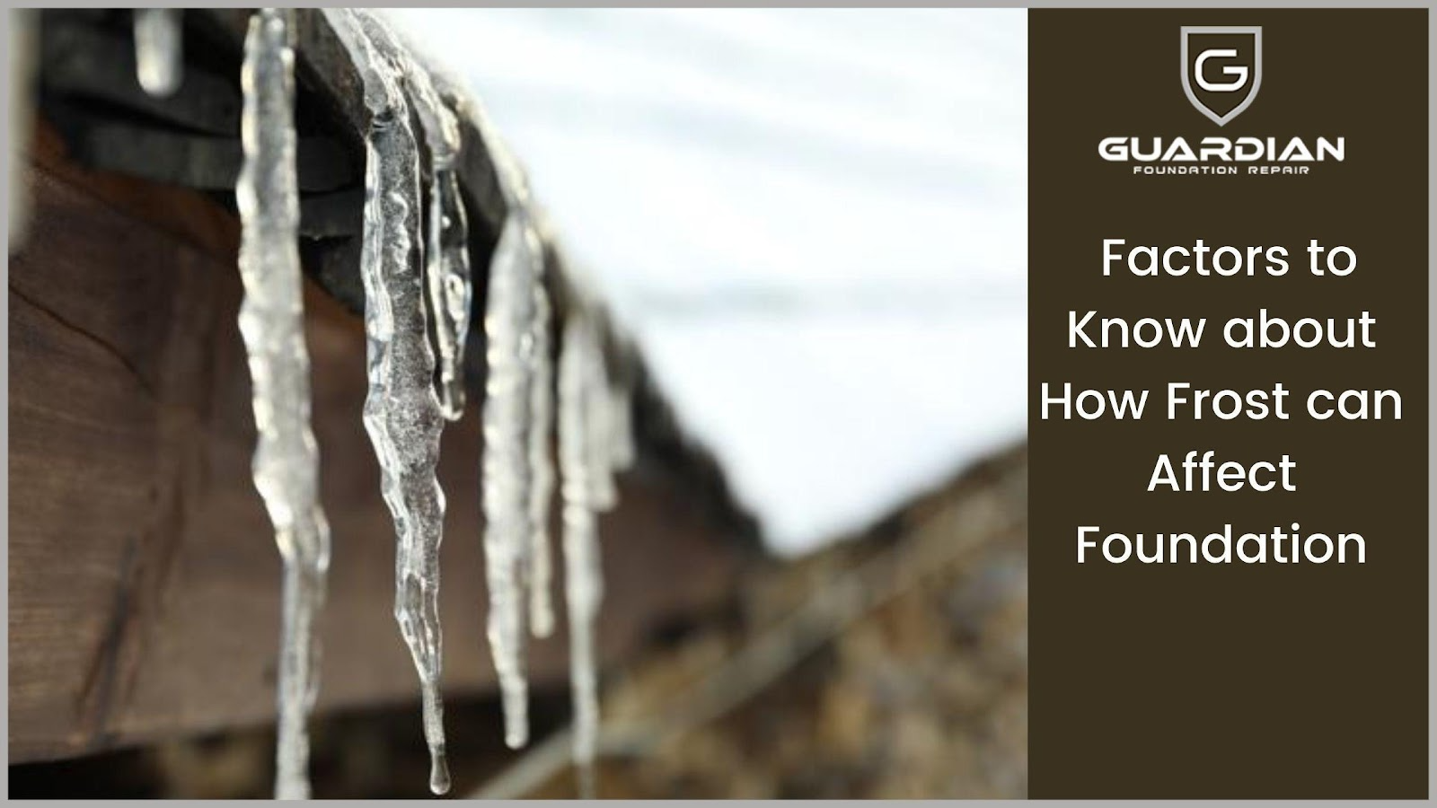 Factors to Know about How Frost can Affect Foundation