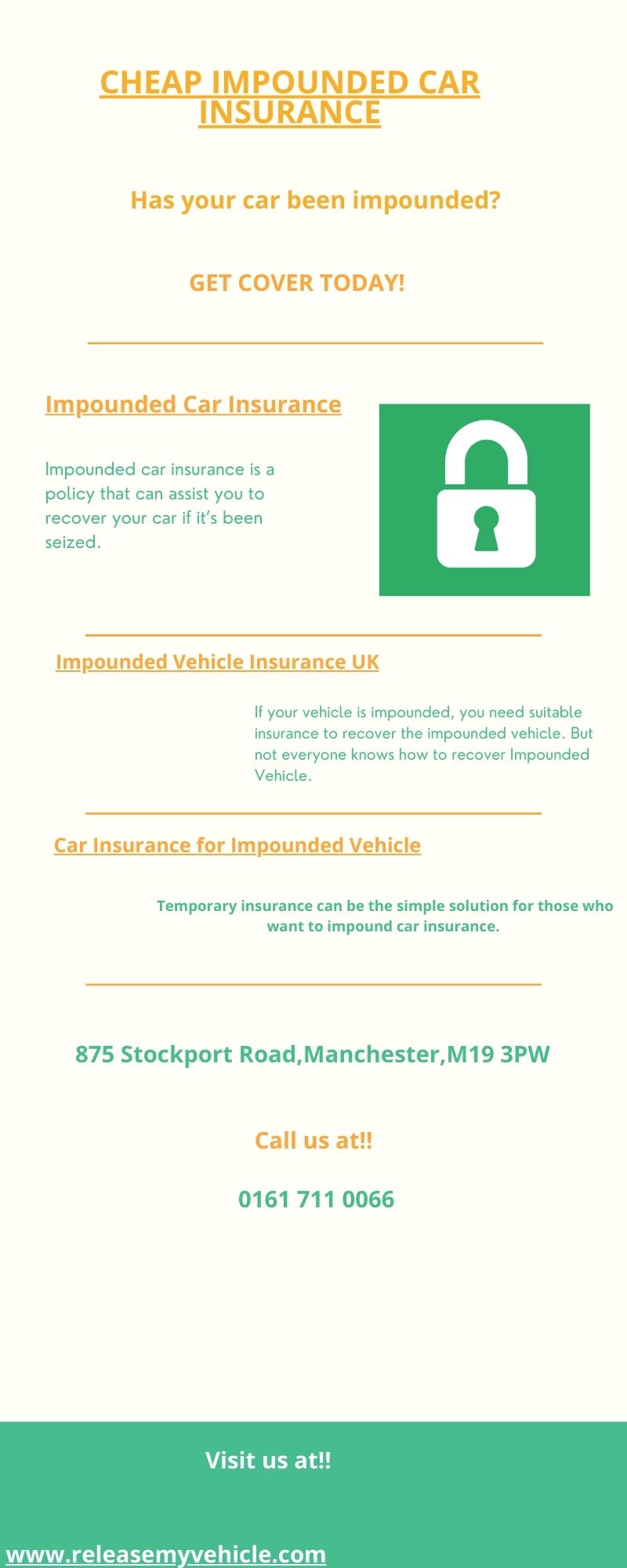 Cheap Impounded Car Insurance