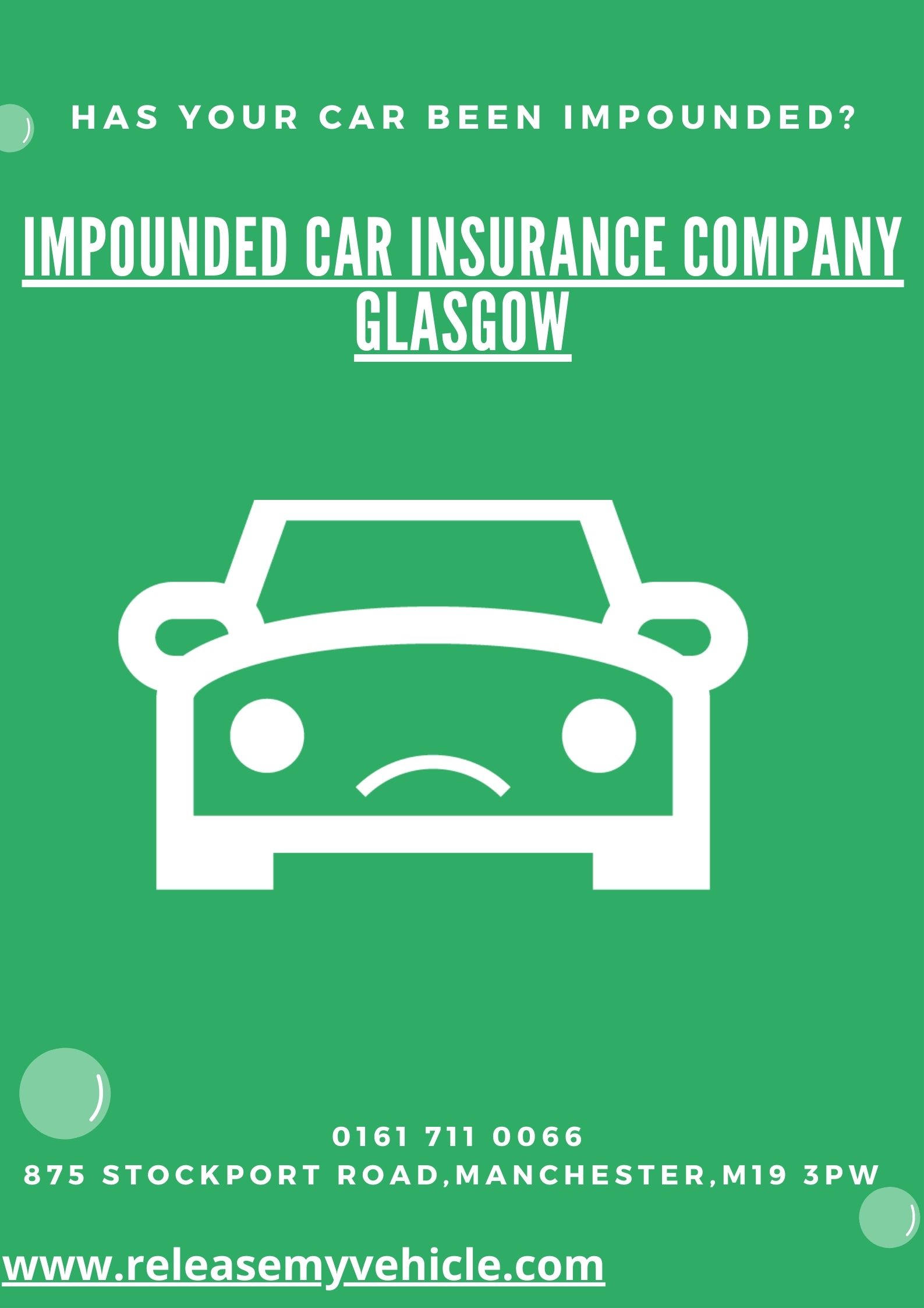 impounded car insurance company glasgow