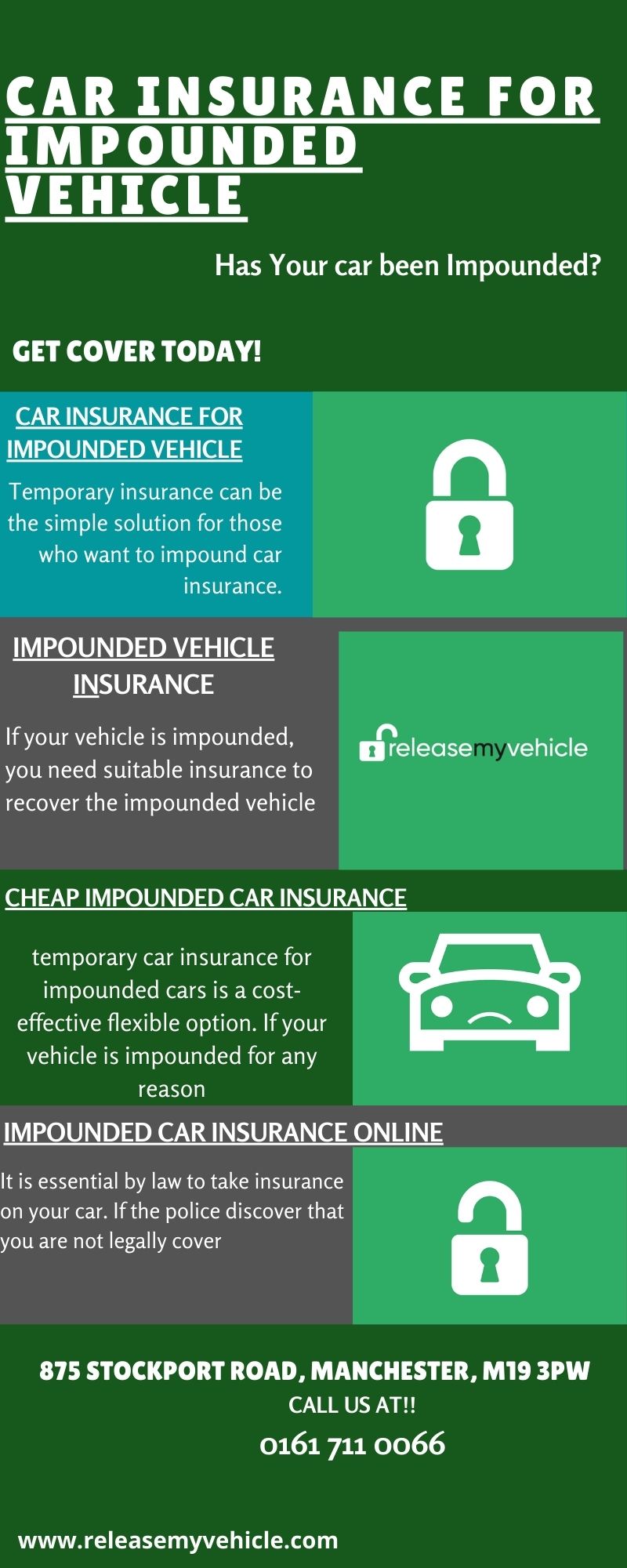 Car Insurance for Impounded Vehicle