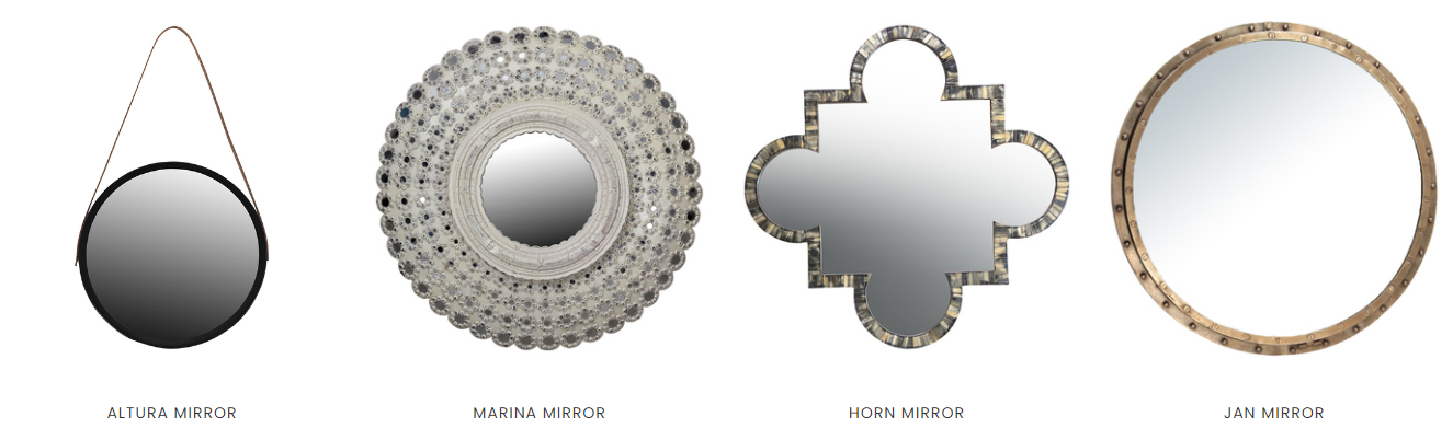 Decorative Wall Mirrors for Living Room | Demarchelier