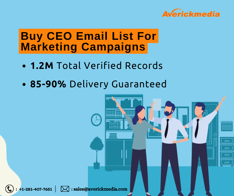 Best CEO Email List in US – AverickMedia