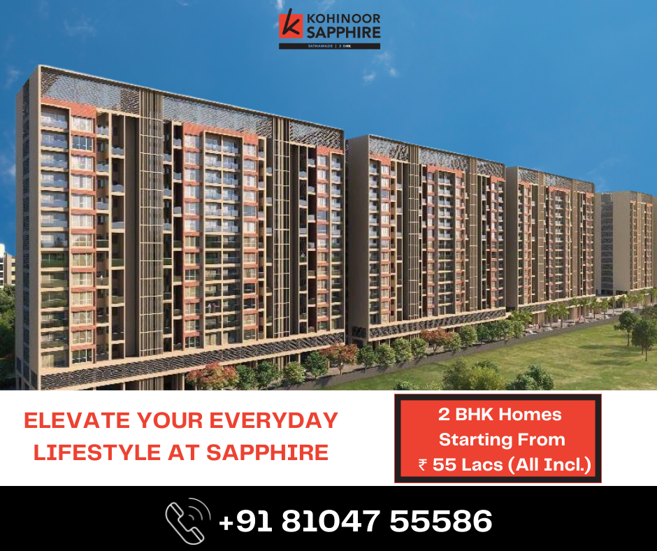  Kohinoor Sapphire Tathawade- Enjoy the sunrise and sunset moment at your residency place.