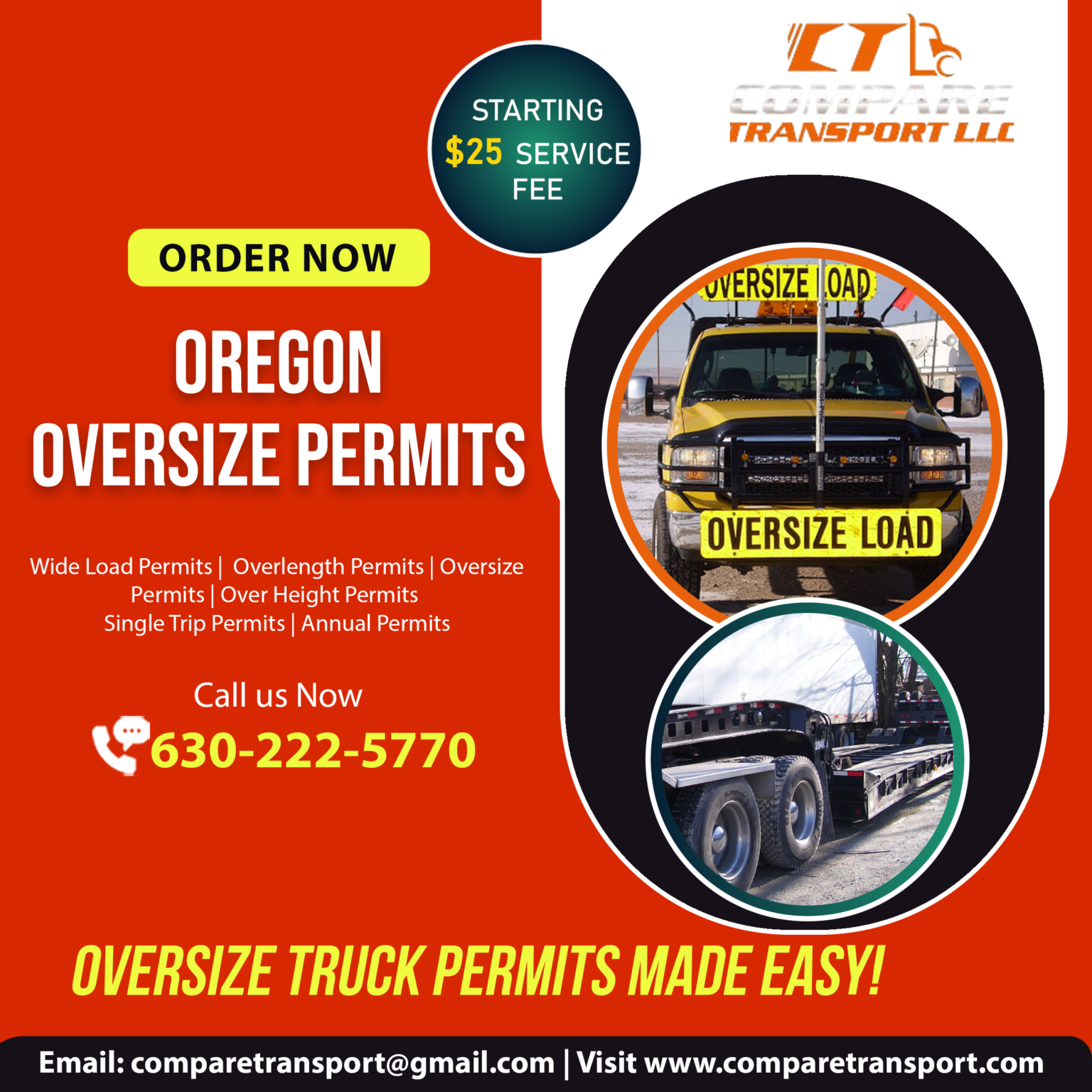 Oregon Oversize Permits: Everything Trucking Companies Need to Know With Compare Transport LLC, Your Trusted Partner for Trucking Permits