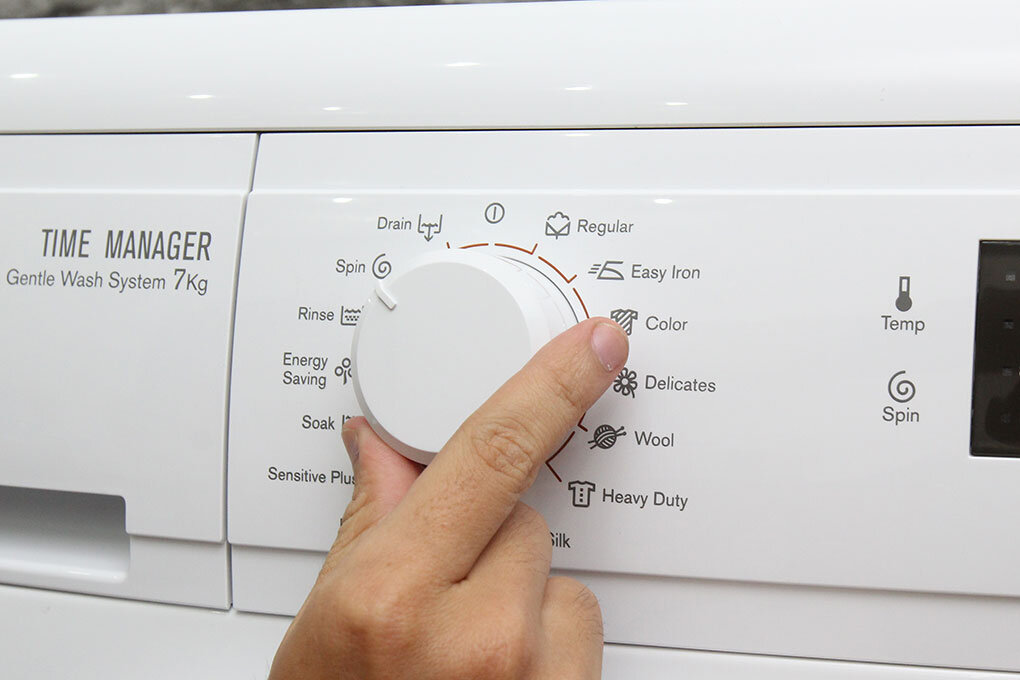 Chế độ vắt của máy giặt Electrolux và cách sử dụng chế độ vắt