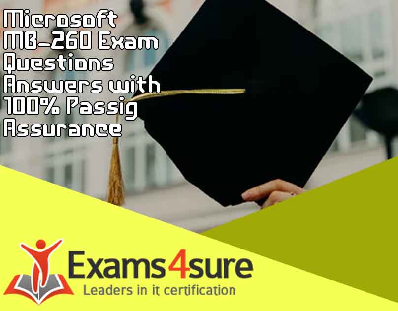 The Best MB-260 Exam Questions for a Perfect Score 