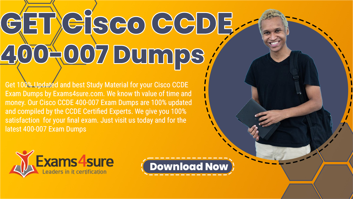 What is included in the Cisco CCDE 400-007 exam dumps?