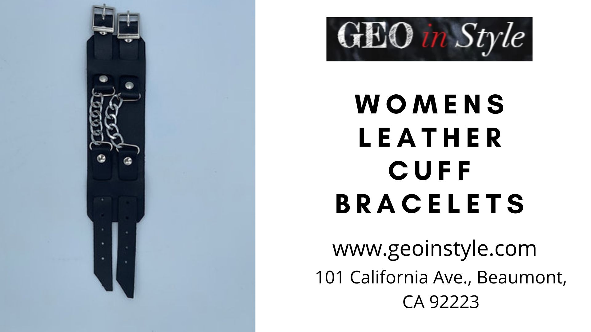 Womens Leather Cuff Bracelets | Geo In Style