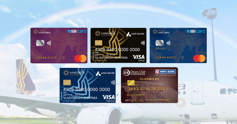 Top 5 Vistara Credit Cards In India