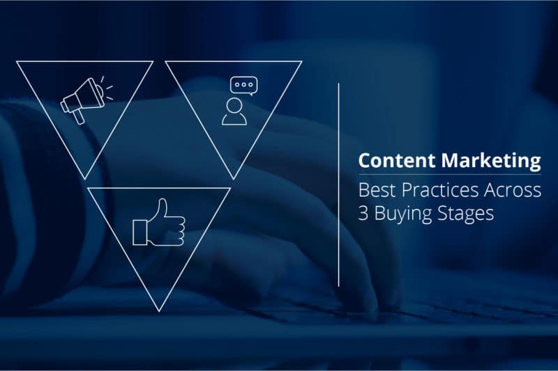 Content Marketing Best Practices Across 3 Buying Stages