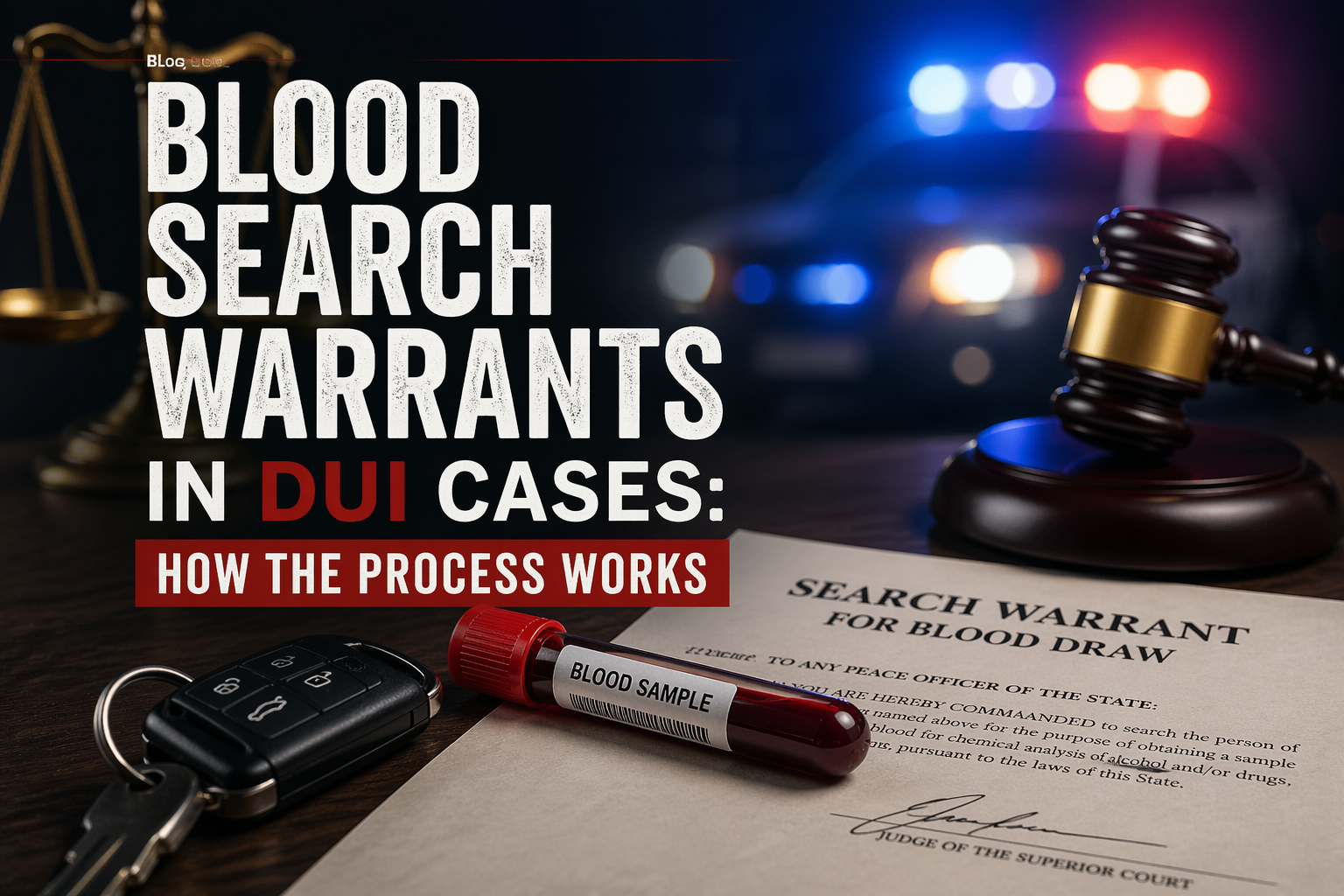 Blood Search Warrants in DUI Cases: How the Process Works