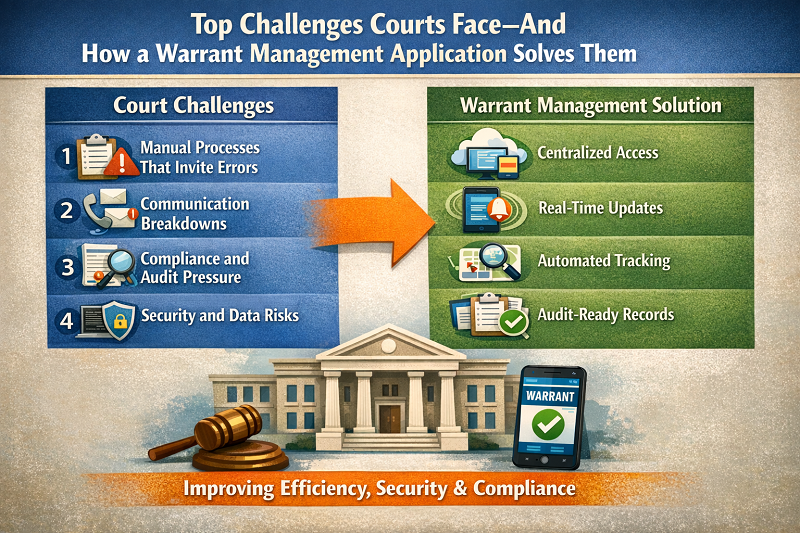 Top Challenges Courts Face—and How a Warrant Management Application Solves Them