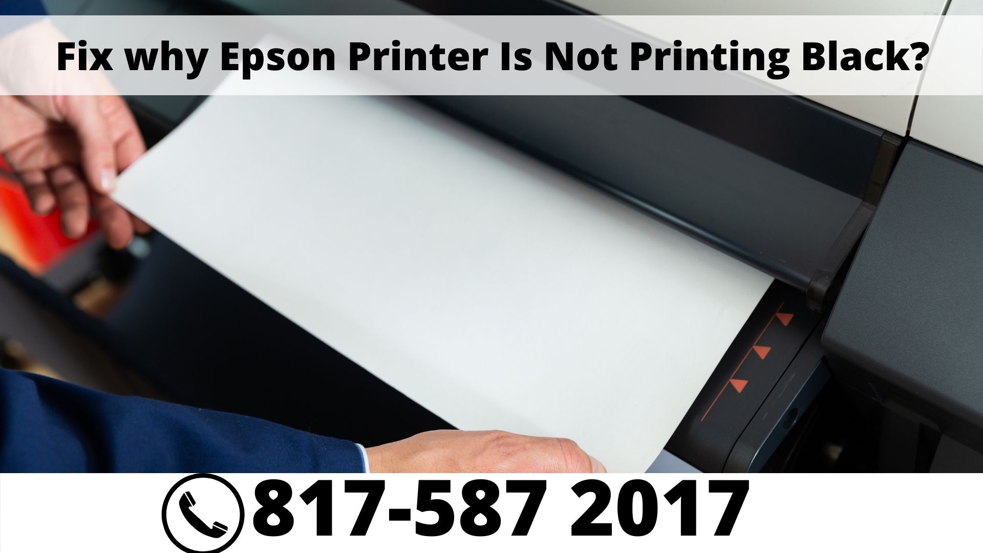 Why Is My Epson Printer Not Printing Black? Solution (817) 587-2017