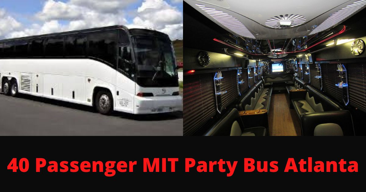 Enjoy The Party with 40 Passenger MIT Party Bus Atlanta