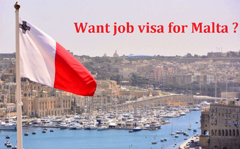 Malta  job search or work permit visa
