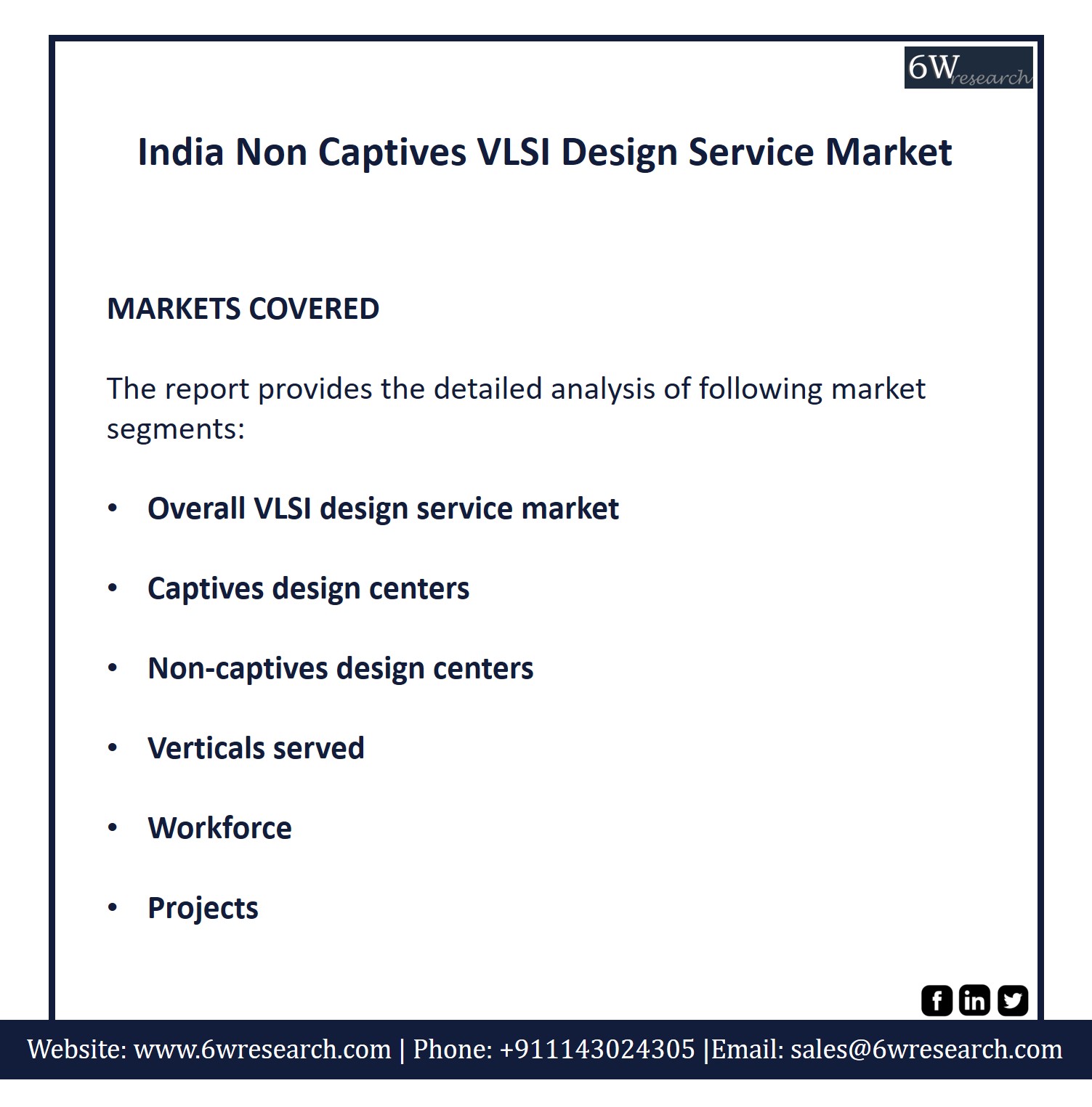 India Non Captives VLSI Design Service Market