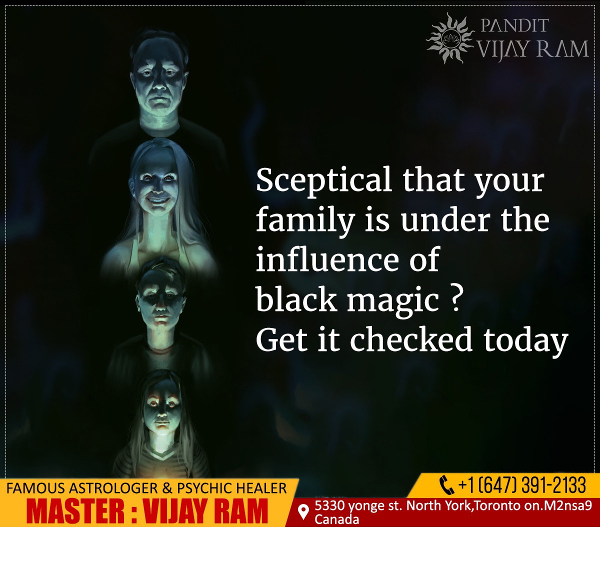Pandit Vijay Ram the best black magic specialist in toronto