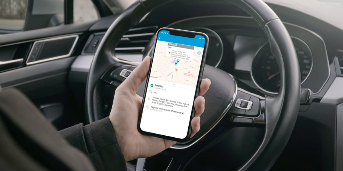 Control de flotas por GPS con NAVSAT
