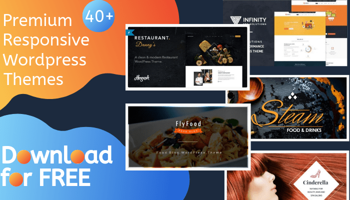 40+ Premium Responsive Wordpress Themes are Download for FREE - 100% Full Version