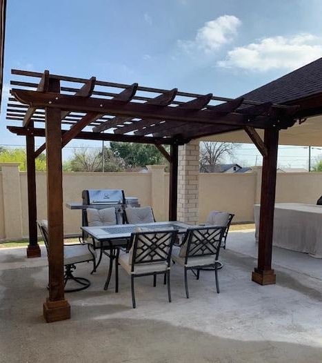 Buy Redwood Outdoor Super Deck Redwood Pergola Online | Loftanza