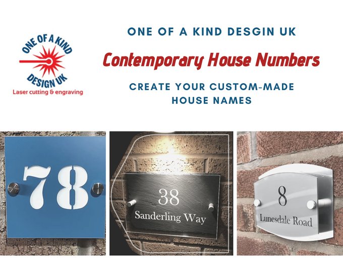 4-5 Things You Must Know About Contemporary House Numbers and Personalized House Signs