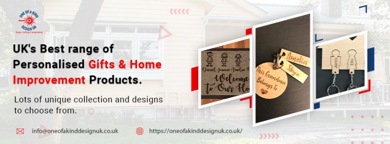 UK's Best range of Personalised Gifts & Home Improvement Products — One Of A Kind Design UK