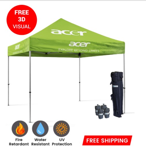 With A Custom Pop Up Tent | You Can Show Off Your Effective Branding