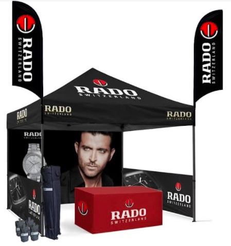 10x15 Pop Up Canopy | Top And Walls Are Completely Customizable | Custom Tent USA