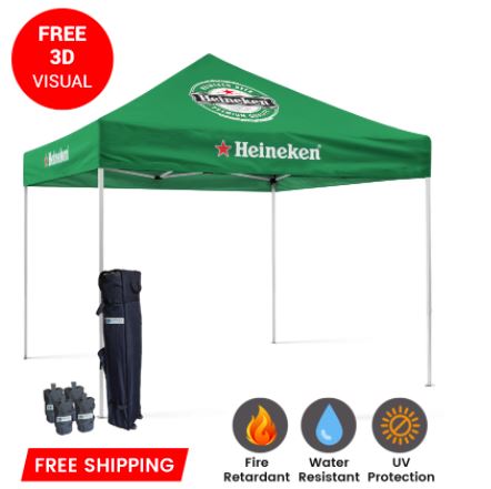 Custom Printed 10x10 Canopy For Events And Outdoor Activities | Custom Tent USA
