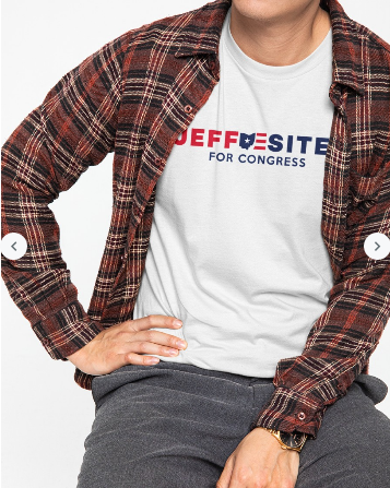 Jeff Sites For Congress t shirt