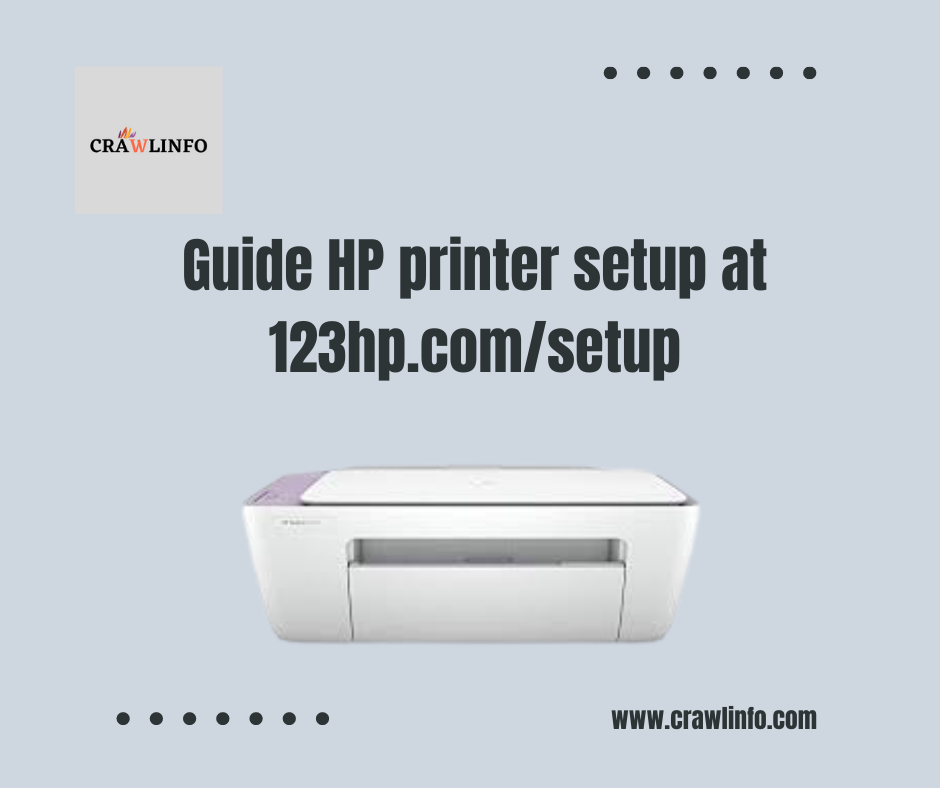 Guide HP printer setup at 123hp.com/setup