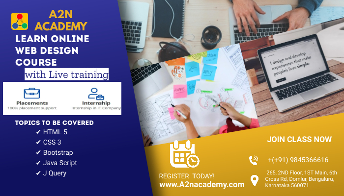 Learn Web design course With A2n academy