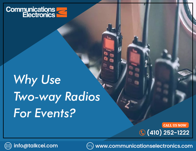 Why Use Two-way Radios for Events?