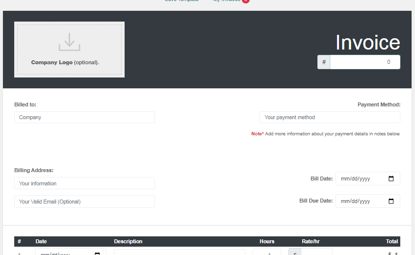 Make Simple Invoice USA