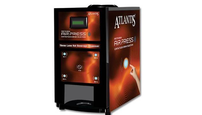 Atlantis Cafe Plus 4 Lane Tea and Coffee Vending Machine