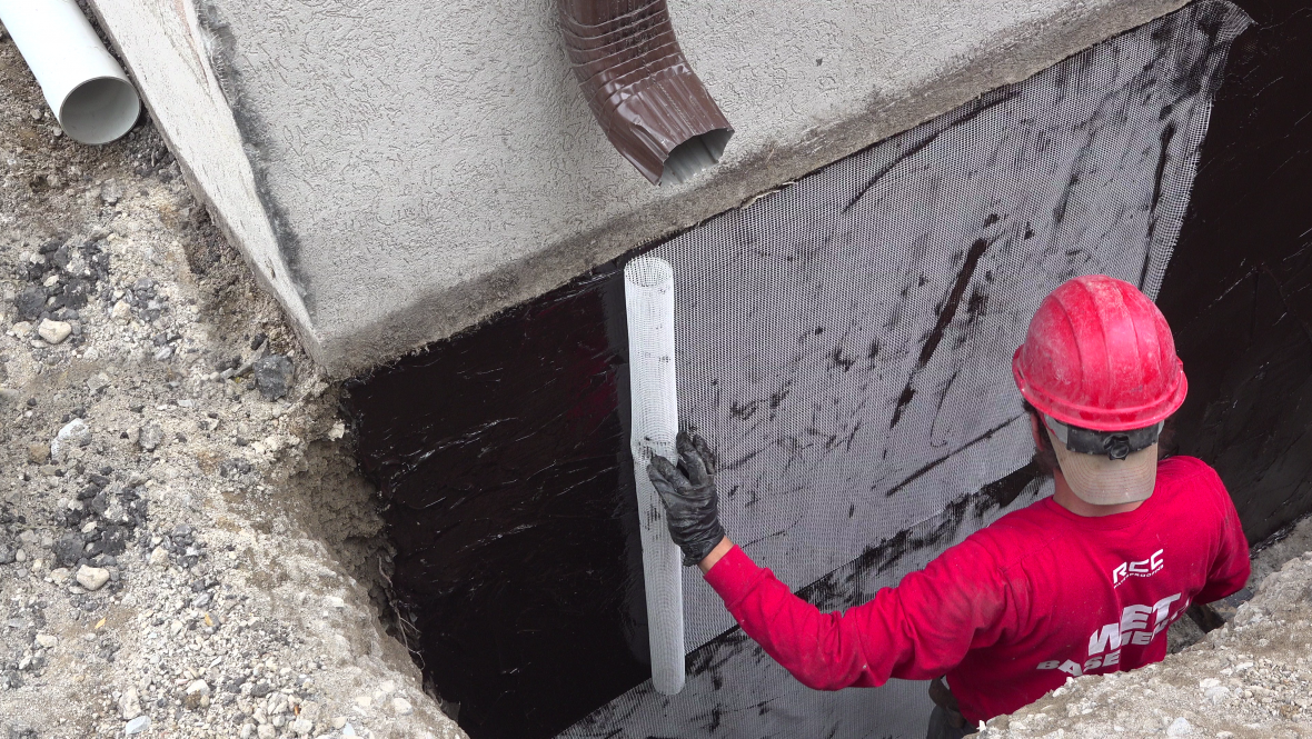 How to waterproof a basement foundation wall?