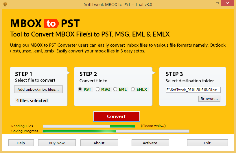 SoftTweak MBOX Export to Outlook Tool