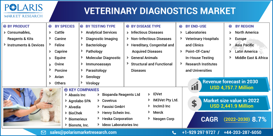 Veterinary Diagnostics Market Growth Dynamics, Potential Opportunities and Forecast up to 2032