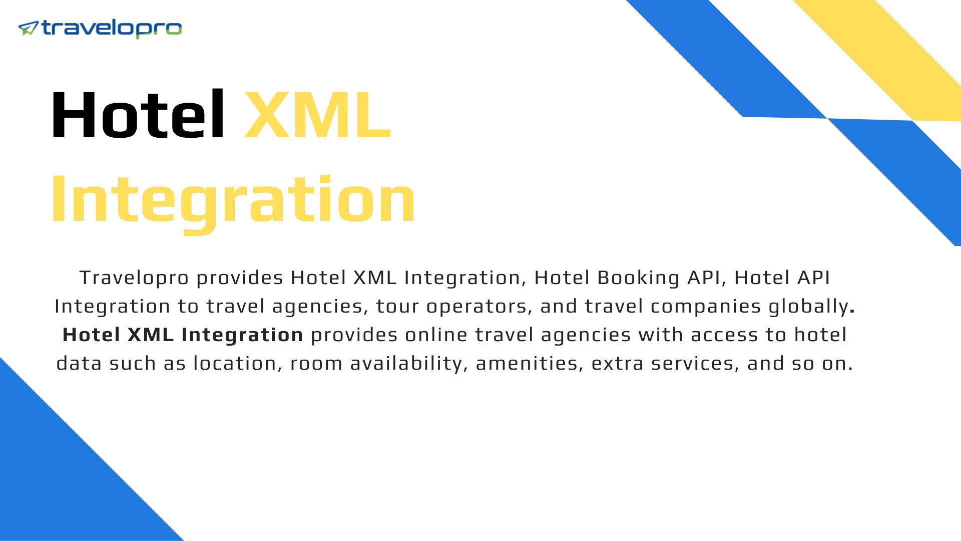 Hotel XML Integration | Hotel Booking API