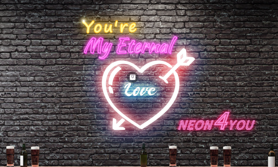 Why use neon light decor when hosting a housewarming party?