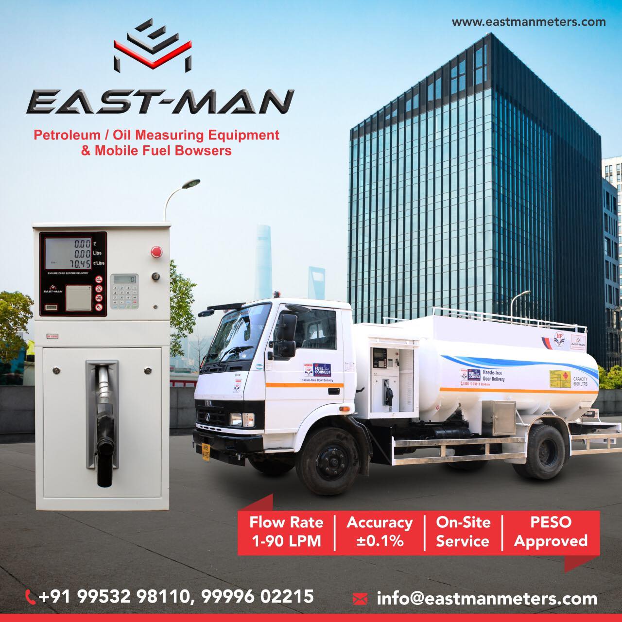 Mobile Fuel Bowsers | EAST-MAN METERS