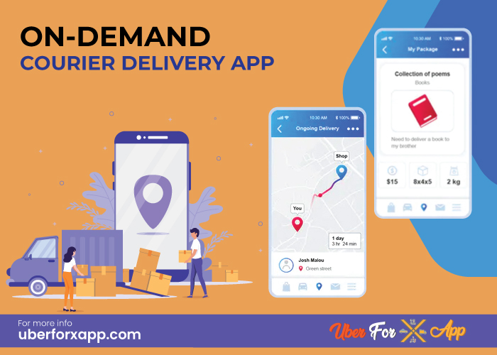 ON DEMAND COURIER APP DEVELOPMENT FOR SEAMLESS PARCEL DELIVERY ONLINE!