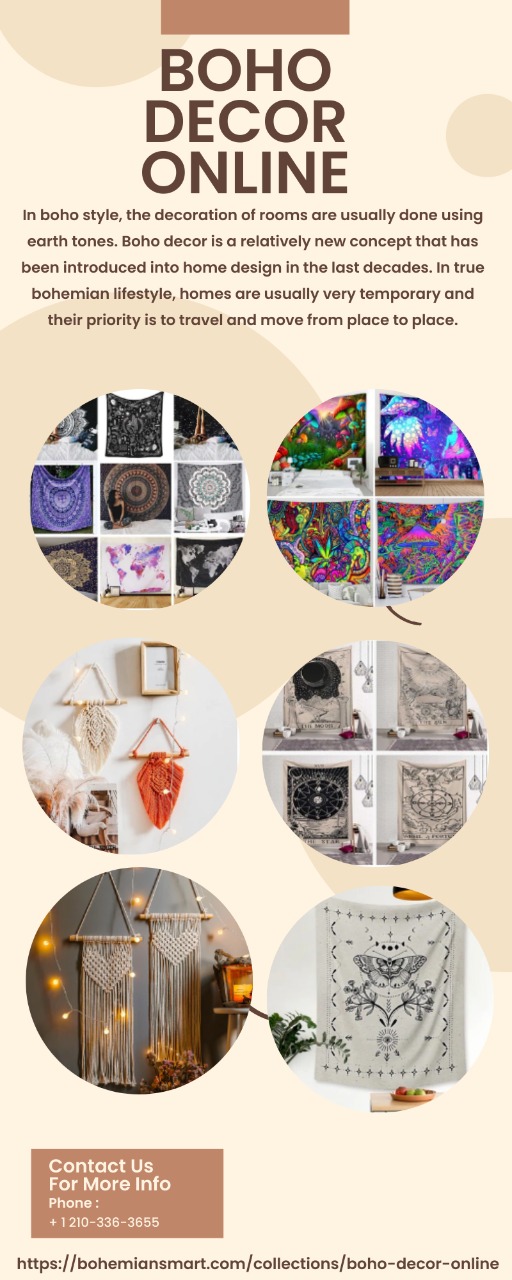 Boho decor onlone
