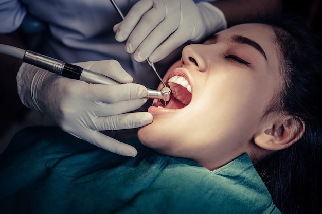 The process of removing teeth in dentistry