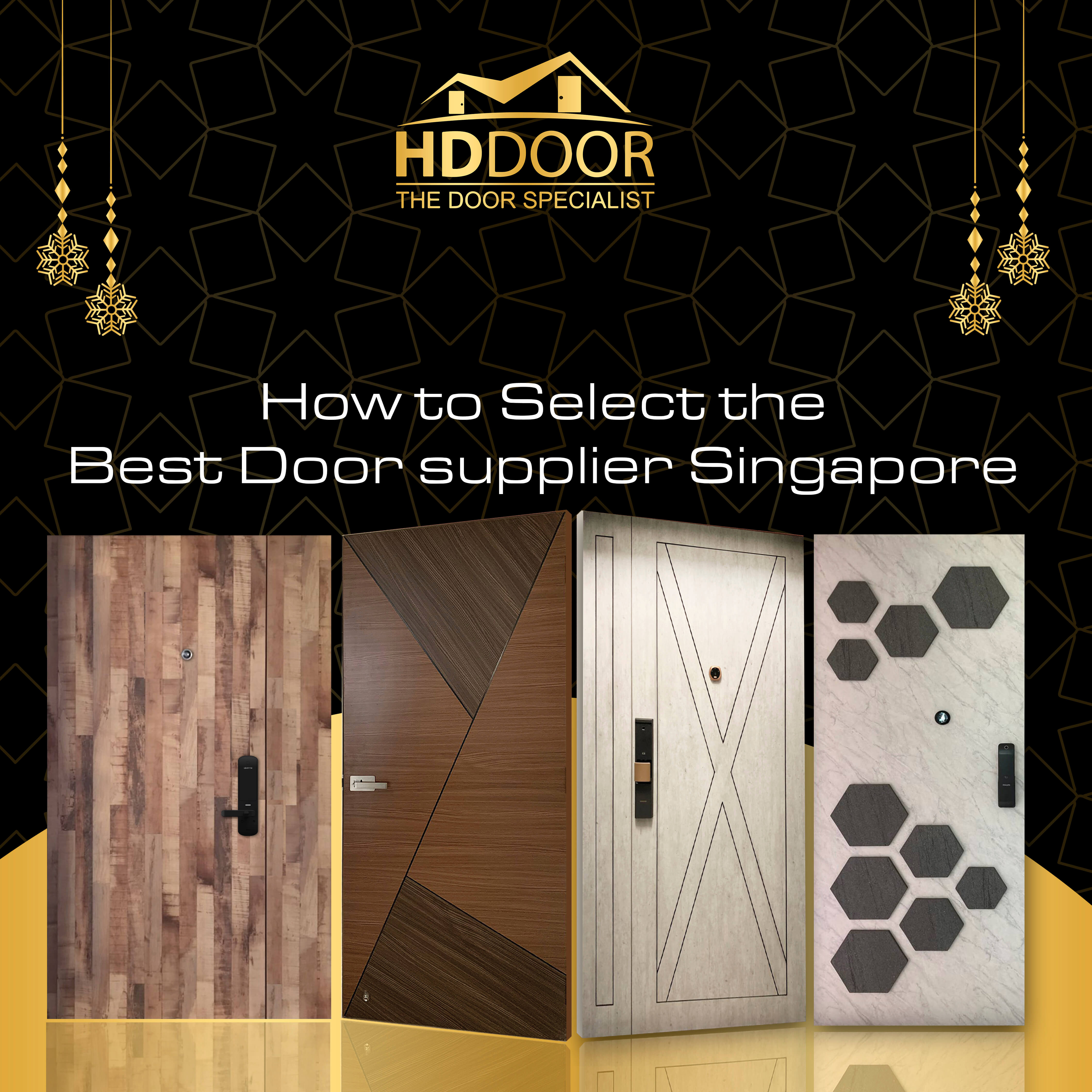 How to select the best door supplier Singapore