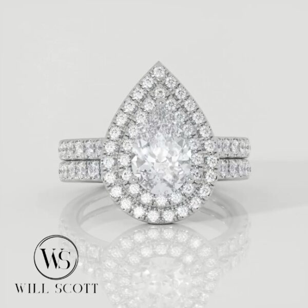 14k white gold wedding ring