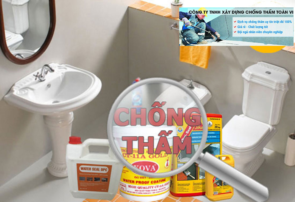 Báo giá chống thấm WC bảo hành đến 12 năm