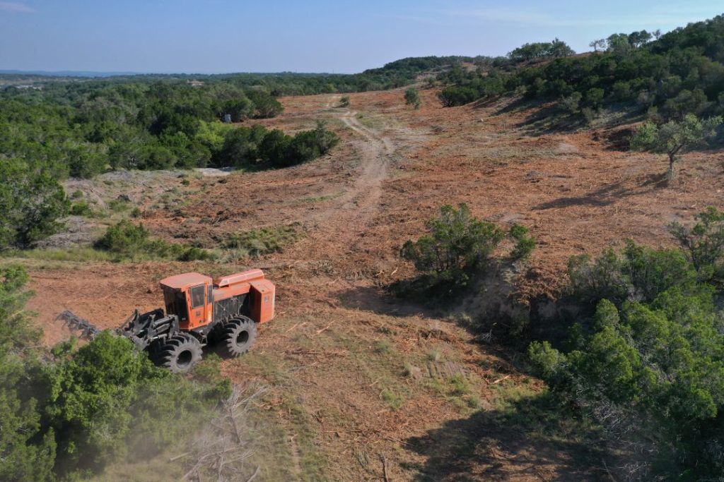 Underbrush Removal, Cedar Shredding, and Forestry Mulching services in Medina County: Pierce Land Clearing LLC