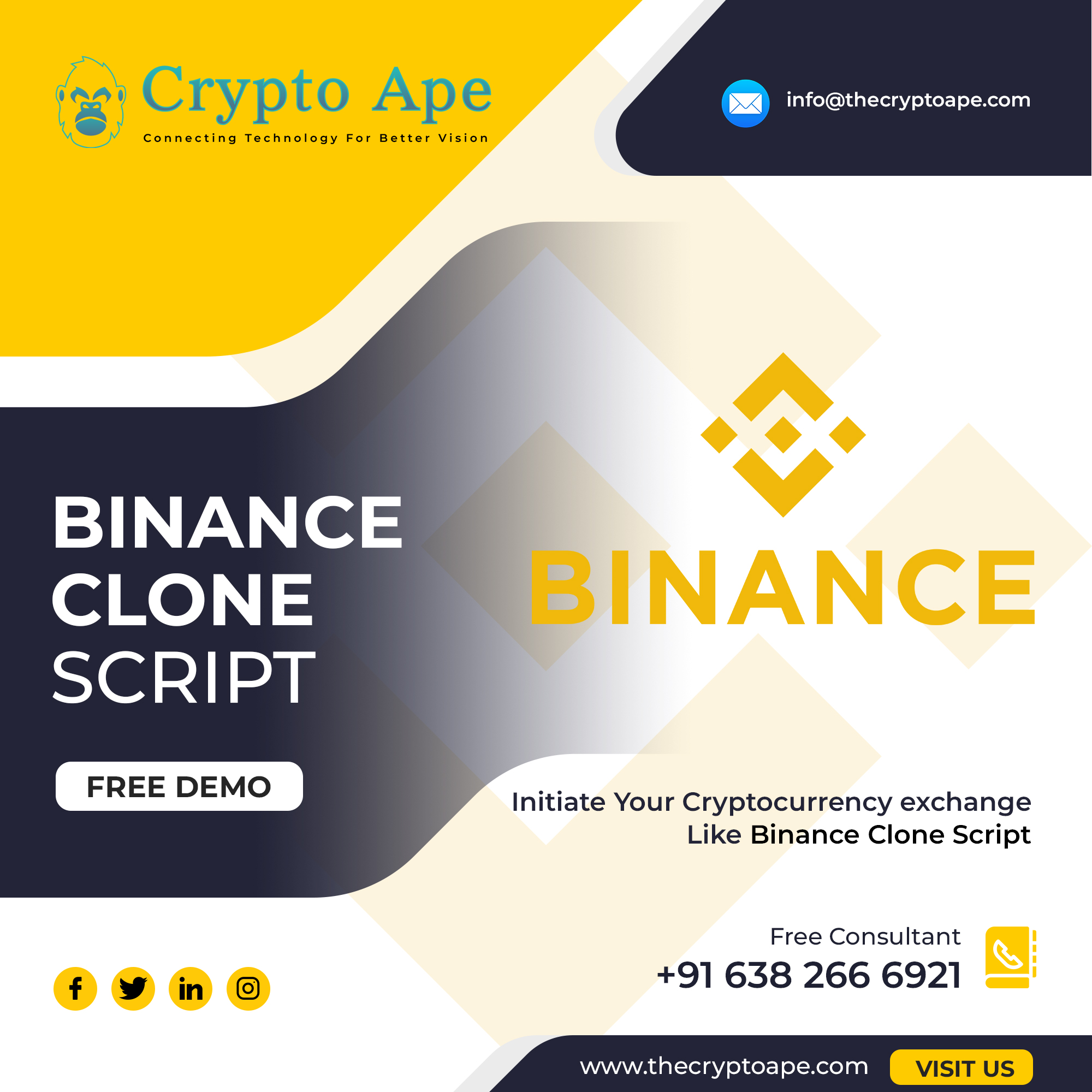 Build The Stunning Crypto Exchange Platform with the customized Binance Exchange Clone Script